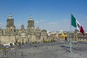 Palacio Nacional in Mexiko Stadt